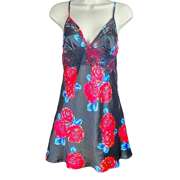 VICTORIA'S SECRET Sexy Little Things Floral Slip Dress Size S - Picture 1 of 12